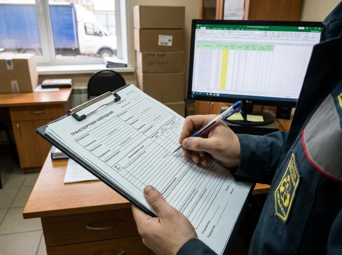 оформление транспортной накладной