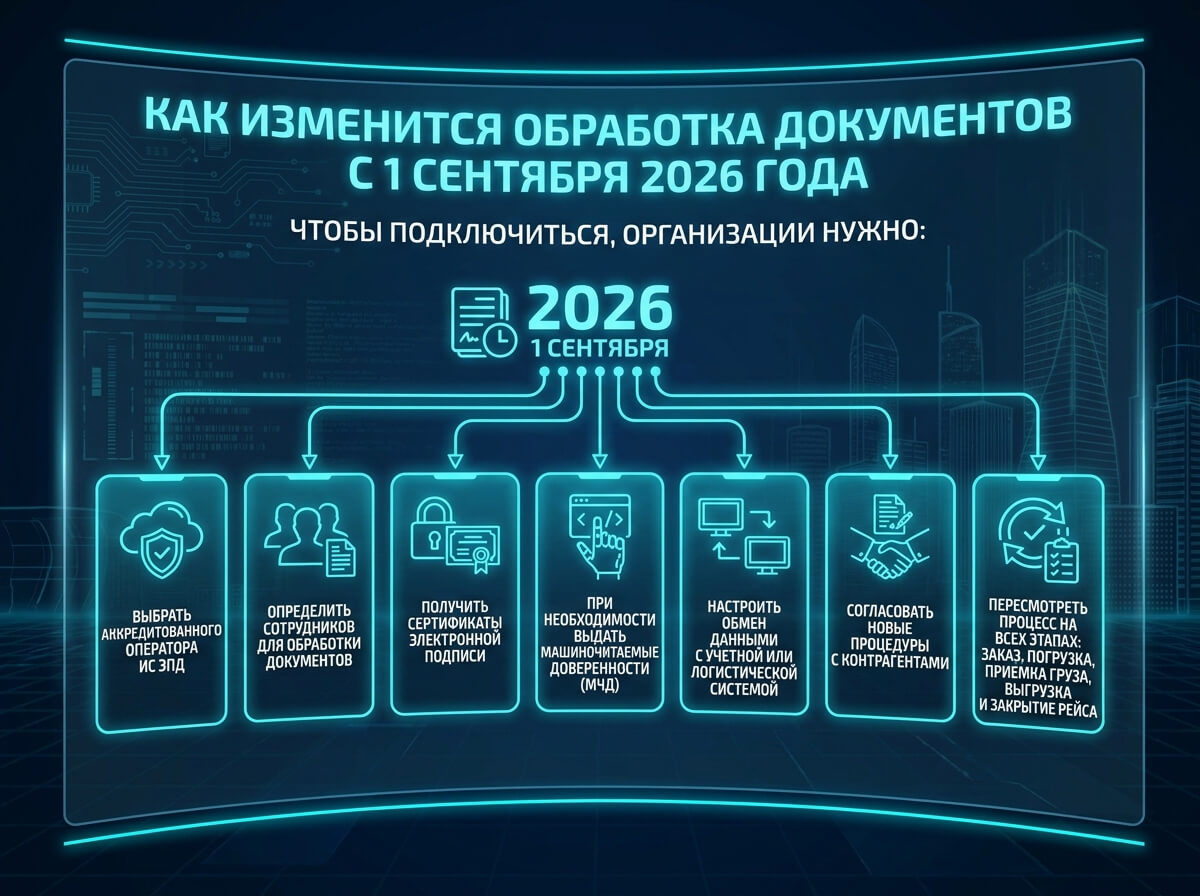оформление документов на перевозку с 1 сентября 2026